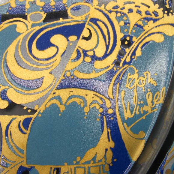 ROSENTHAL Bjorn Wiinblad The Annunciation Christmas Wall Plate 1977 Signed Vinta - Picture 9 of 12